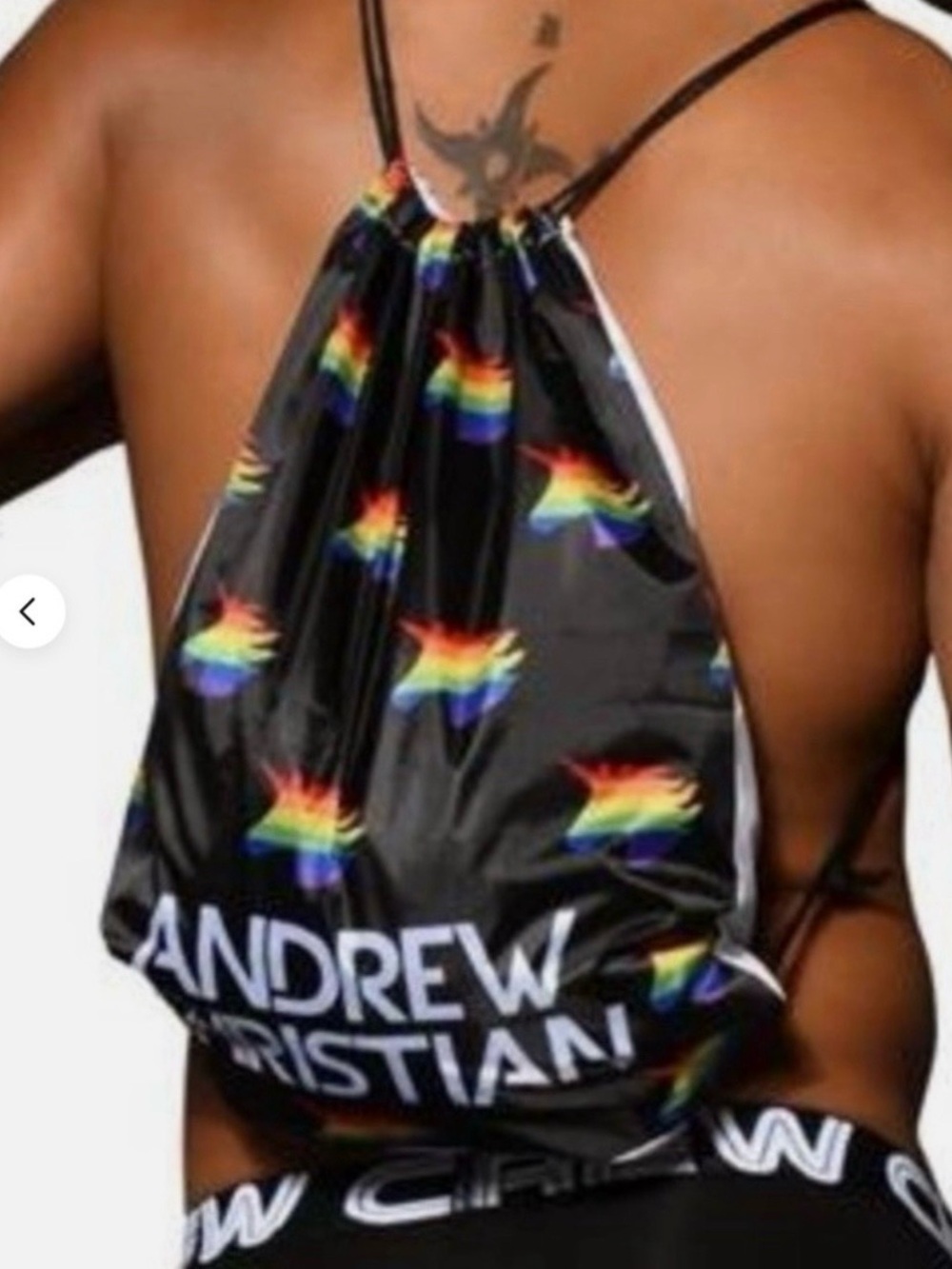 Andrew Christian “Pride 🦄 Unicorn” Cinch Bag